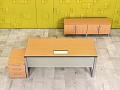Стол для руководителя  Steelcase ЛДСП Ольха Франция  СРПЛ2-04026