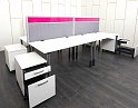 Купить Комплект офисной мебели стол с тумбой Kinnarps 2 800х1 670х750 ЛДСП Белый   (КОМБ-23071)