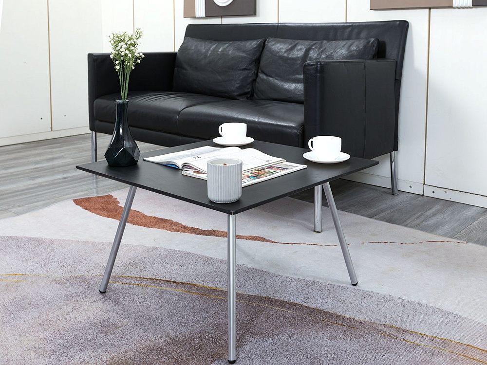 Журнальный столик Walter Knoll 620х620х380 Шпон Черный   (СЖПЧ-28121)