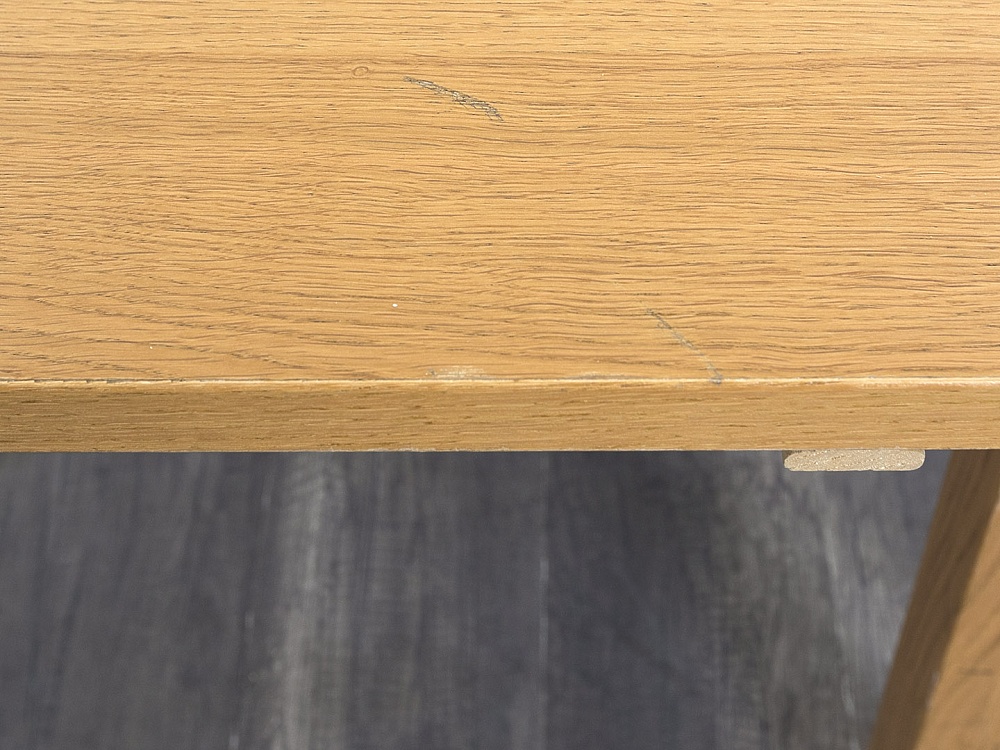 Офисный стол прямой IKEA 1 800х840х745 ЛДСП Орех   (СППХ-26093)
