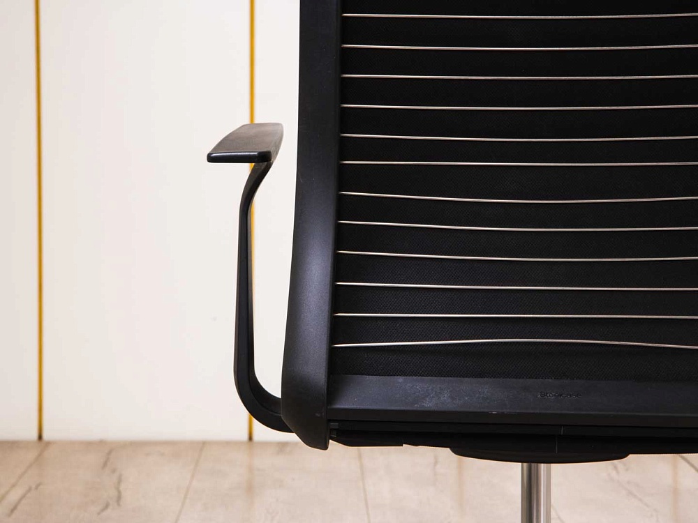 Конференц кресло для переговорной  Синий Ткань SteelCase   (УНТН-12128)