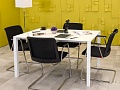 Офисный стол для переговоров Pedrali 1400x850x750 ЛДСП Белый Италия_СГПБ-251223