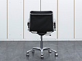 Офисное кресло руководителя  LUXY Кожа Черный Light B  (КРКЧ-16121)