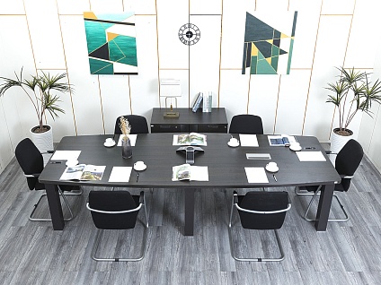 Офисный стол для переговоров Sinetica 3 200х1 200х740 Шпон Венге TAO  (СГПЕ-18064)