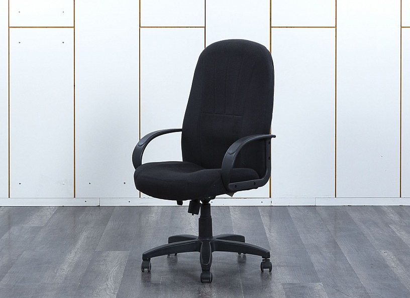 Офисное кресло руководителя   Ткань Черный   (КРТЧ2-23053)
