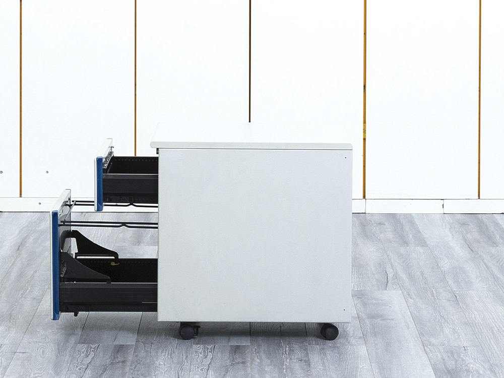Офисная тумба выкатная SteelCase 415х555х555 Металл Серый   (ТВ2ЯМ1-15113)