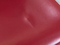 Офисный стул  Кожа Красный   (УНКК-28113)