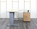 Купить Комплект офисной мебели стол с тумбой  1 600х1 400х740 ЛДСП Бук   (СПУВКП-05101)
