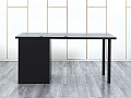 Комплект офисной мебели стол с тумбой IKEA 1 600х800х760 ЛДСП Черный   (СППЧКп-05064)