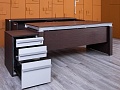 Кабинет руководителя MARTEX 1 800х800х750 Шпон Венге HAN  (КРЕ-07045)