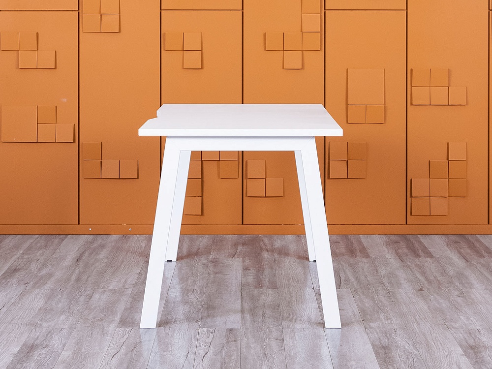 Офисный стол прямой  1 380х780х750 ЛДСП Белый   (СППБ1-11065)