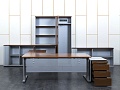Кабинет руководителя Bene 1 800х1 800х750 Шпон Орех   (КРХ1-08091)