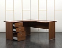 Купить Комплект офисной мебели стол с тумбой  1 600х1 200х750 ЛДСП Вишня   (СПУШКл-10061)