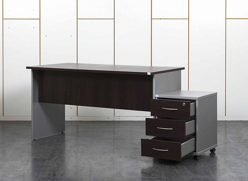 Комплект офисной мебели стол с тумбой  1 400х730х750 ЛДСП Венге   (СППЕК-23041)