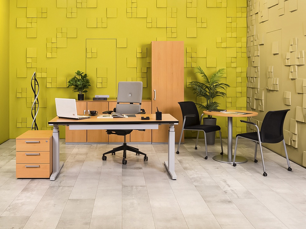 Кабинет руководителя  Steelcase ЛДСП Ольха Франция  КРЛ3-04026