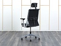Офисное кресло руководителя  Haworth Кожа Серый Comforto 5910  (КРКС-07121)