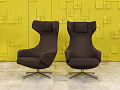 Комплект из 2-х мягких кресел Vitra Ткань Коричневый Швейцария  КНТК-24026