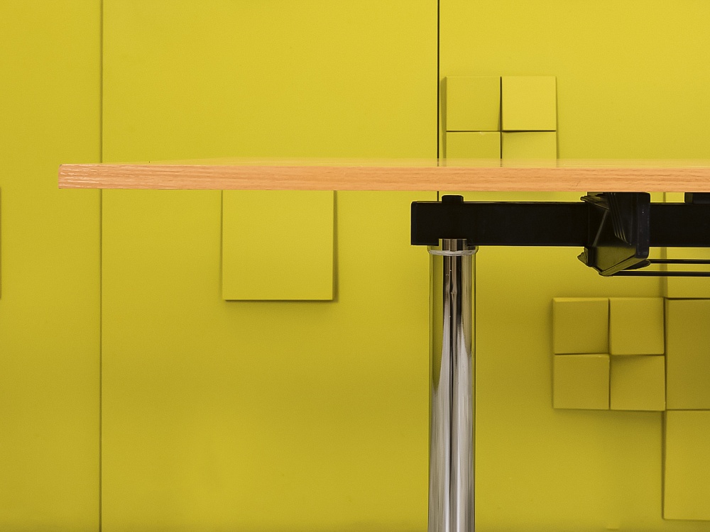 Офисный стол прямой  ЛДСП Зебрано Импорт  СППЗ1-25036