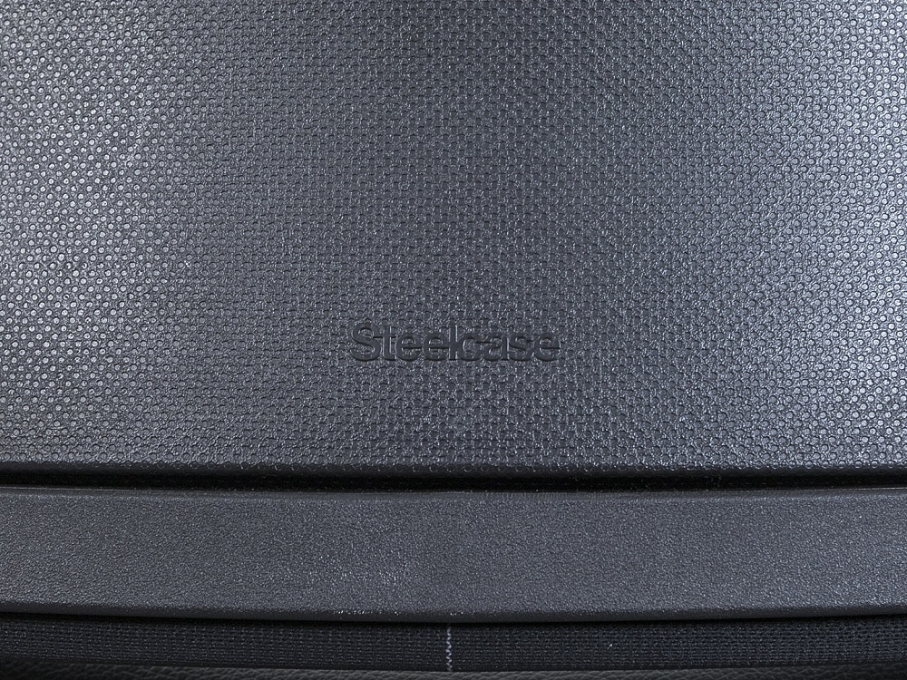 Офисное кресло для персонала  SteelCase Кожа Черный   (КПКЧ-30074)