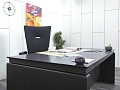 Стол для руководителя DAZATO 2 000х1 000х755 Шпон Венге EUR/QUARANTA  (СРЕ-11082)