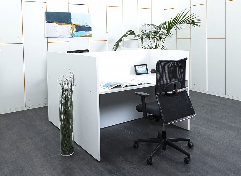 Комплект офисной мебели  1 450х1 630х1 100 ЛДСП Белый   (КОМБ2-17012)