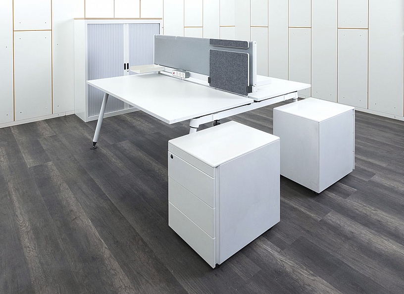 Комплект офисной мебели Herman Miller 1 600х1 650х1 180 ЛДСП Белый   (КОМБ-13112)