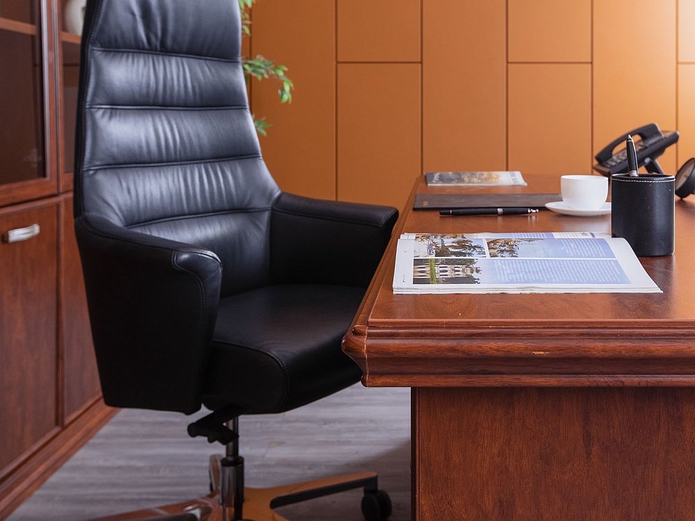 Кабинет руководителя  1 800х800х780 МДФ Вишня Porto  (КРШ-21035)