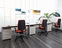 Купить Комплект офисной мебели  4 860х1 630х750 ЛДСП Зебрано   (КОМЗ-28072)