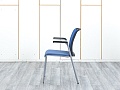 Конференц кресло для переговорной  Синий Сетка SteelCase   (УНСН-30074)