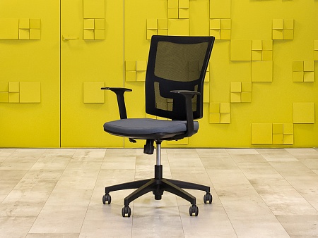 Офисное кресло для персонала на колесах Filo NARBUTAS Ткань Серый; Чёрный Литва_КПТС-151123