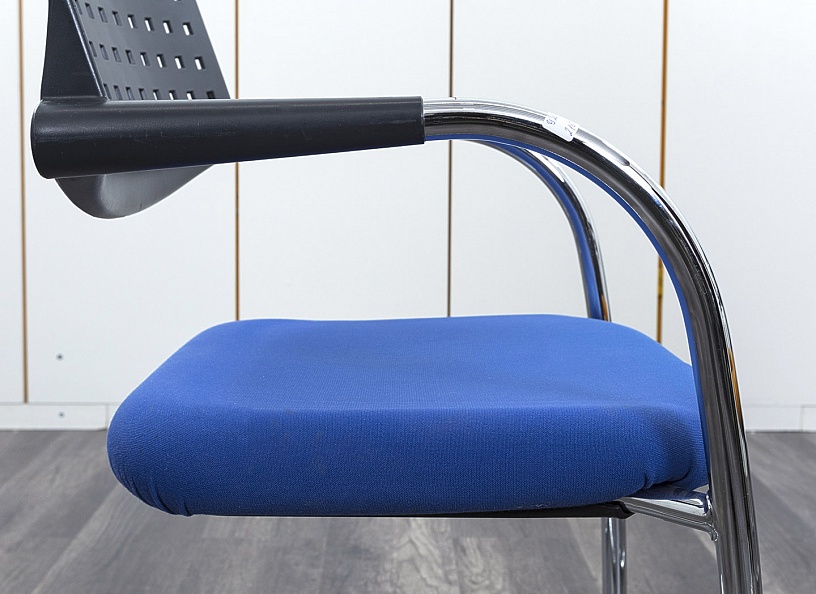 Конференц кресло для переговорной  Синий Ткань VITRA   (УДТН-21032)
