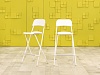 Барный стул  IKEA Дерево Белый  УНДБ-20115