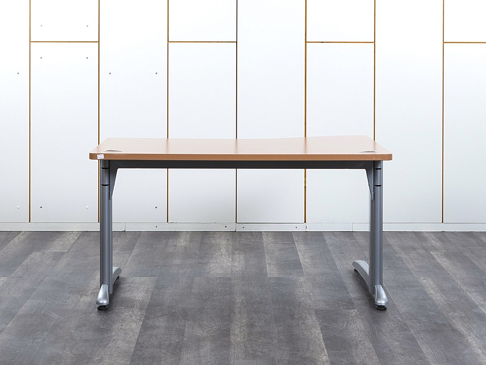 Офисный стол эргономичный SteelCase 1 400х1 000х750 ЛДСП Ольха   (СПЭЛл-30052)