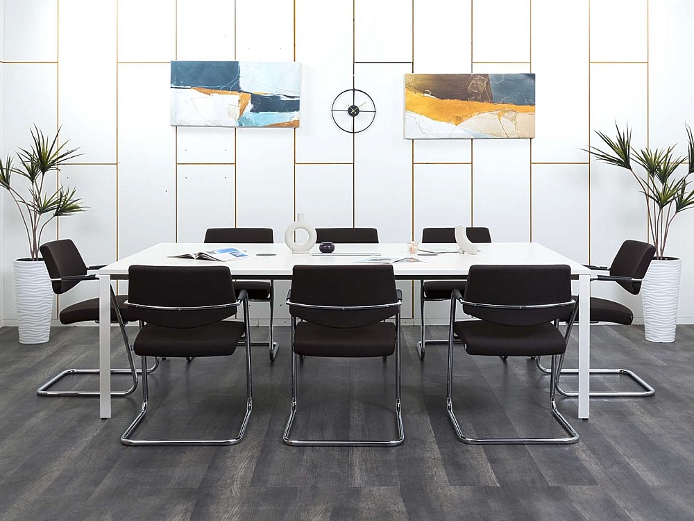 Офисный стол для переговоров Herman Miller 2 400х1 400х750 ЛДСП Белый   (СГПБ-02122)