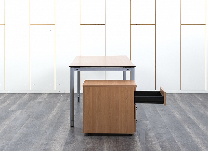 Комплект офисной мебели стол с тумбой Kinnarps 1 600х800х740 ЛДСП Ольха   (СППЛк-28042)