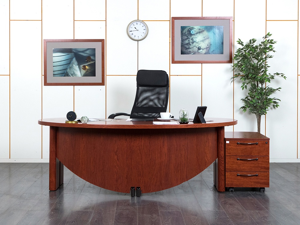 Стол для руководителя Tazio 2 150х1 150х730 Дерево Махагон   (СРПШК-04120)