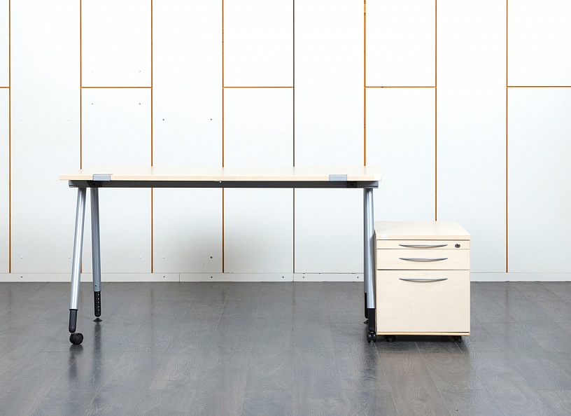 Комплект офисной мебели стол с тумбой KEONIG-NEURATH 1 500х750х770 ЛДСП Дуб беленый   (СППВК1-23090)