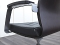 Офисное кресло руководителя  Sitland  Кожа Черный Madera B  (КРКЧ-10082)
