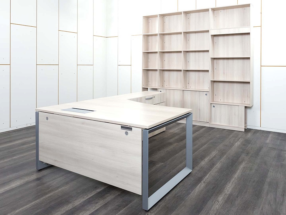 Кабинет руководителя SteelCase 1 600х2 000х750 ЛДСП Клен   (КРВ-26112)