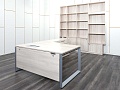 Кабинет руководителя SteelCase 1 600х2 000х750 ЛДСП Клен   (КРВ-26112)
