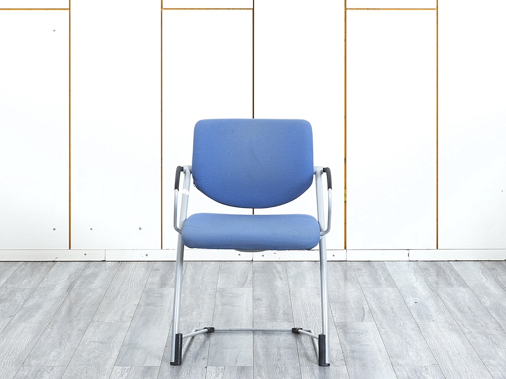 Конференц кресло для переговорной  Синий Ткань SteelCase   (УДТН-01074)