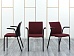 Конференц кресло для переговорной  Красный Ткань SteelCase   (УНТК-23104)