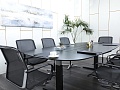 Офисный стол для переговоров Bene 2 600х1 350х780 МДФ Черный T-Meeting Австрия (СГПЧ-03112)
