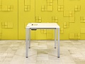 Офисный стол прямой Steelcase ЛДСП Белый Франция  СППБ1-04026