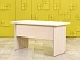 Офисный стол прямой ЛДСП Белый  СППБ-14046