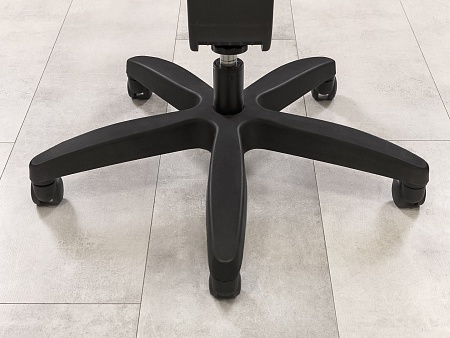 Офисное кресло для персонала на колесах Steelcase Ткань Синий Франция_КПТН-011023