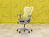 Офисное кресло руководителя на колесах Mirra 1 Herman Miller Сетка Серый США  КРТС1-05115
