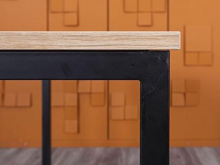 Офисный стол прямой  1 400х600х750 ЛДСП Зебрано   (СППЗ-21085) Офисный стол прямой  1 400х600х750 ЛДСП Зебрано   (СППЗ-21085)