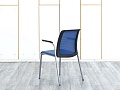 Конференц кресло для переговорной  Синий Сетка SteelCase   (УНСН-30074)