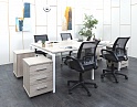 Купить Комплект офисной мебели  2 000х1 430х750 ЛДСП Зебрано   (КОМЗ1-11022)